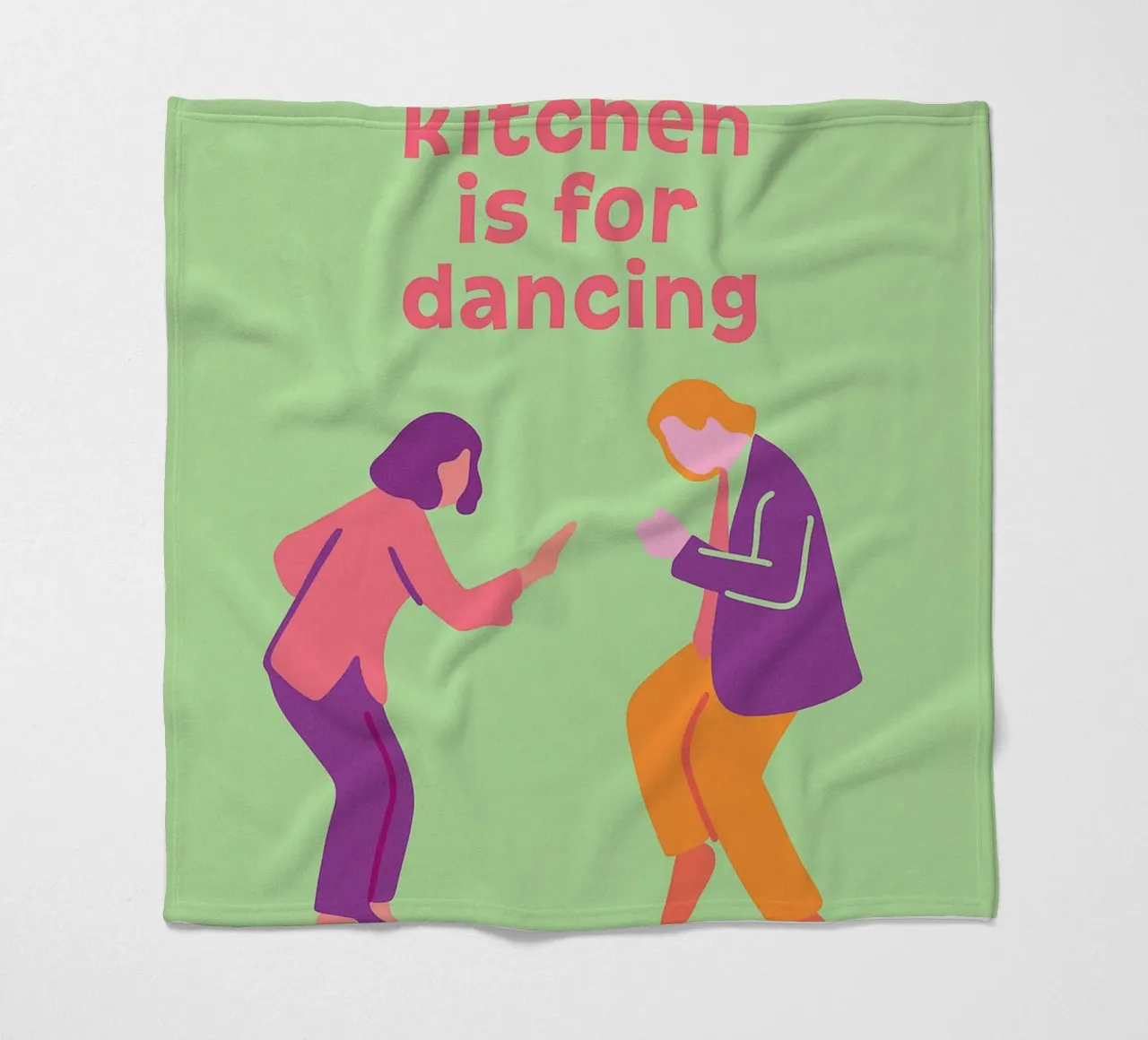 questa cucina è per ballare coperta in pile da oneone
