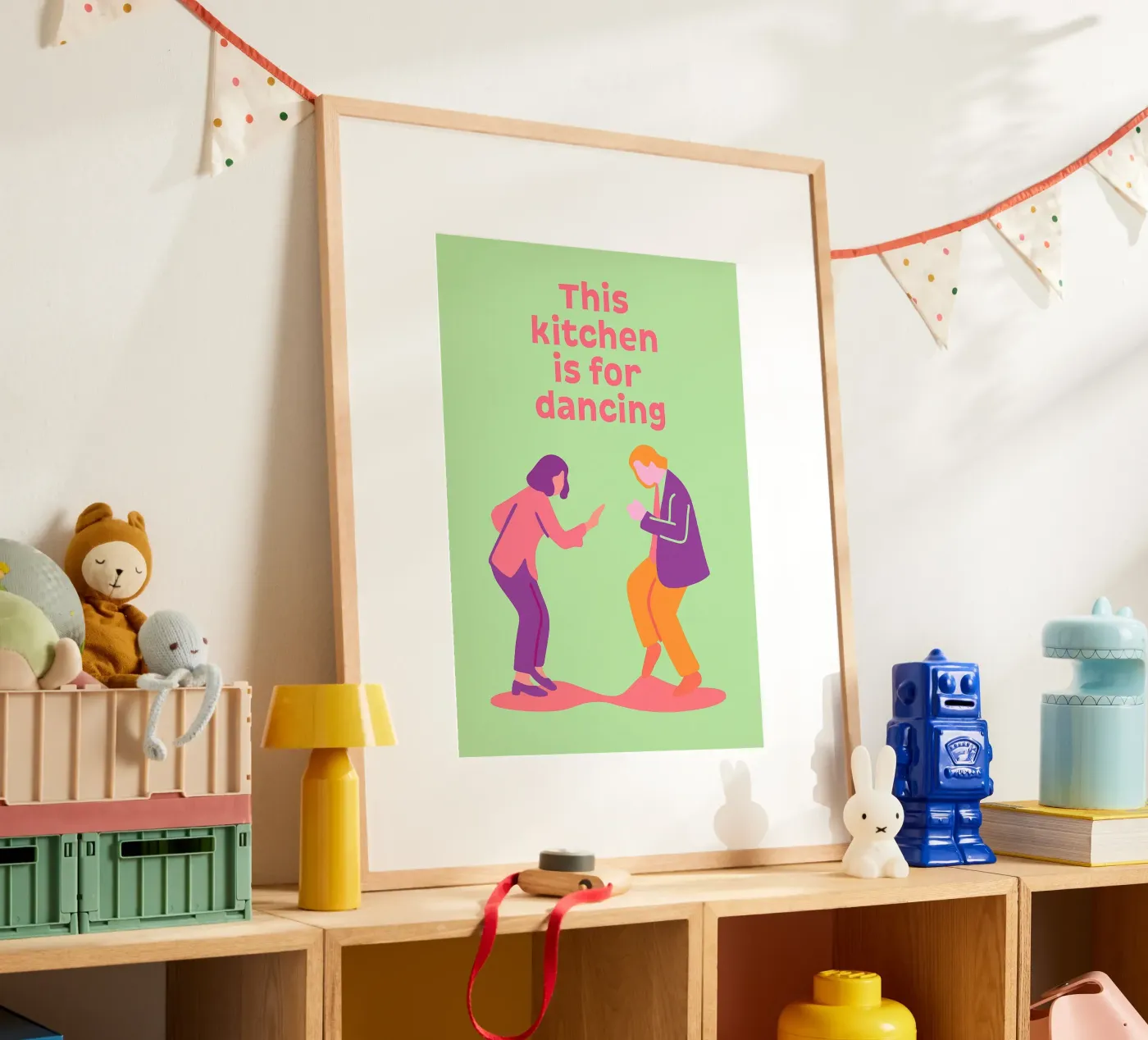 this kitchen is for dancing poster by oneone