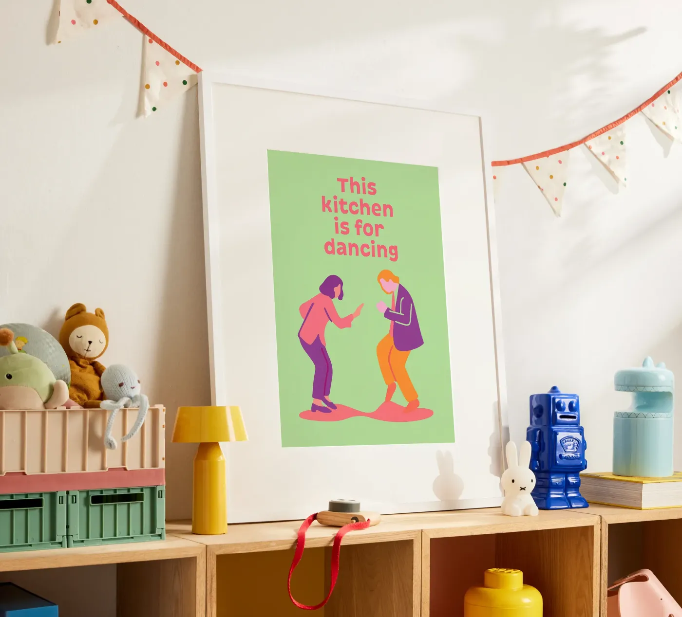 this kitchen is for dancing poster by oneone