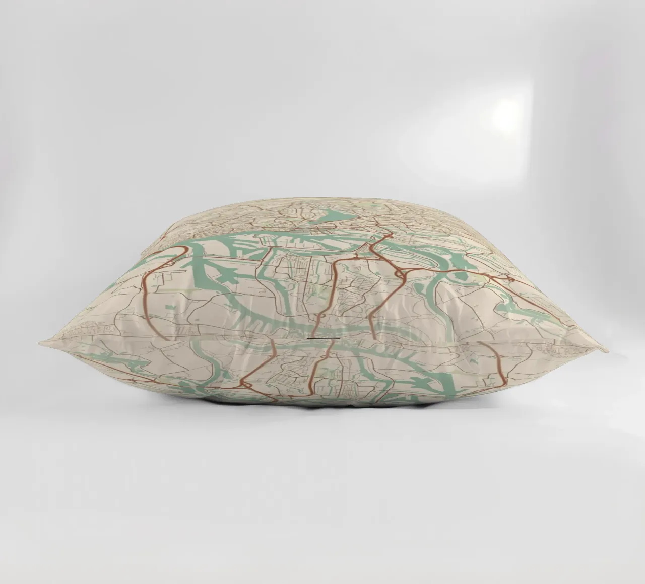 Hamburg DE decorative cushion by Rick Thompson
