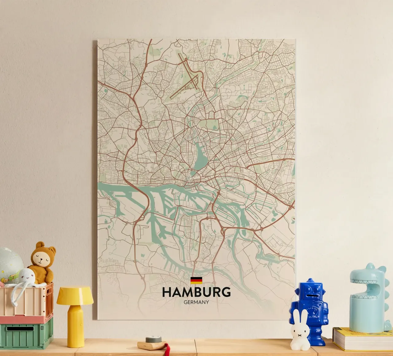 Hamburg DE acrylic glass by Rick Thompson