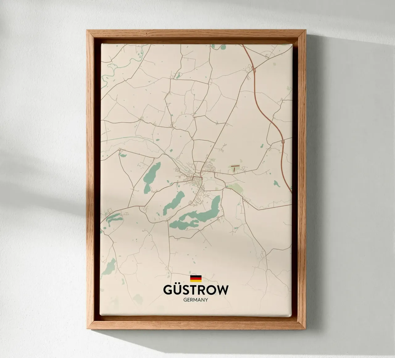 Gustrow DE tela con Cornice a cassetta da Rick Thompson