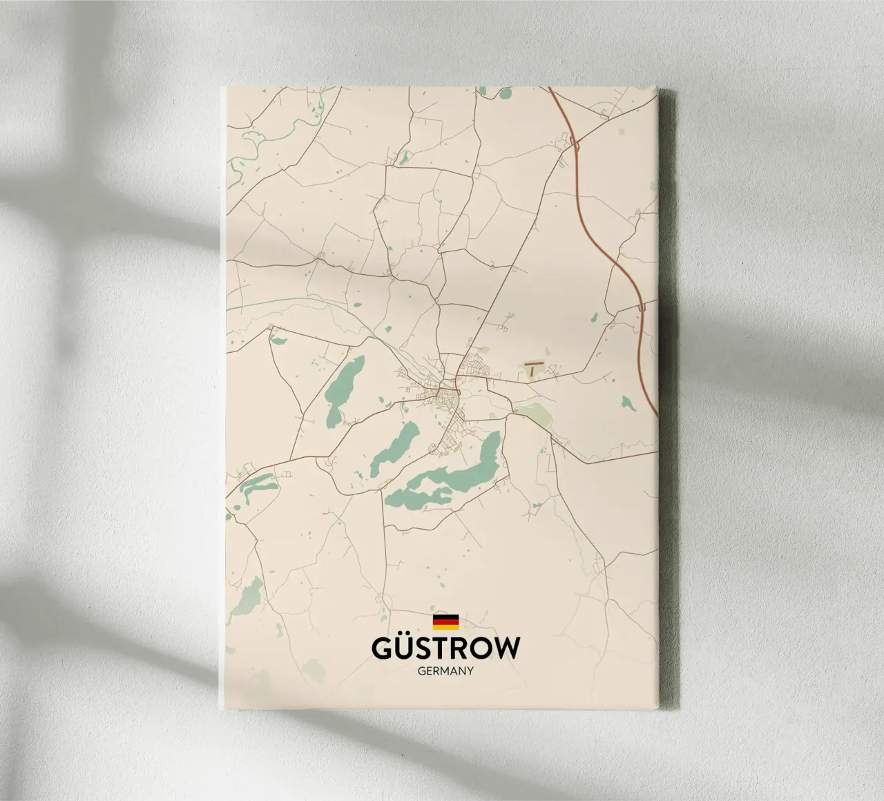 Gustrow DE tela con Cornice a cassetta da Rick Thompson