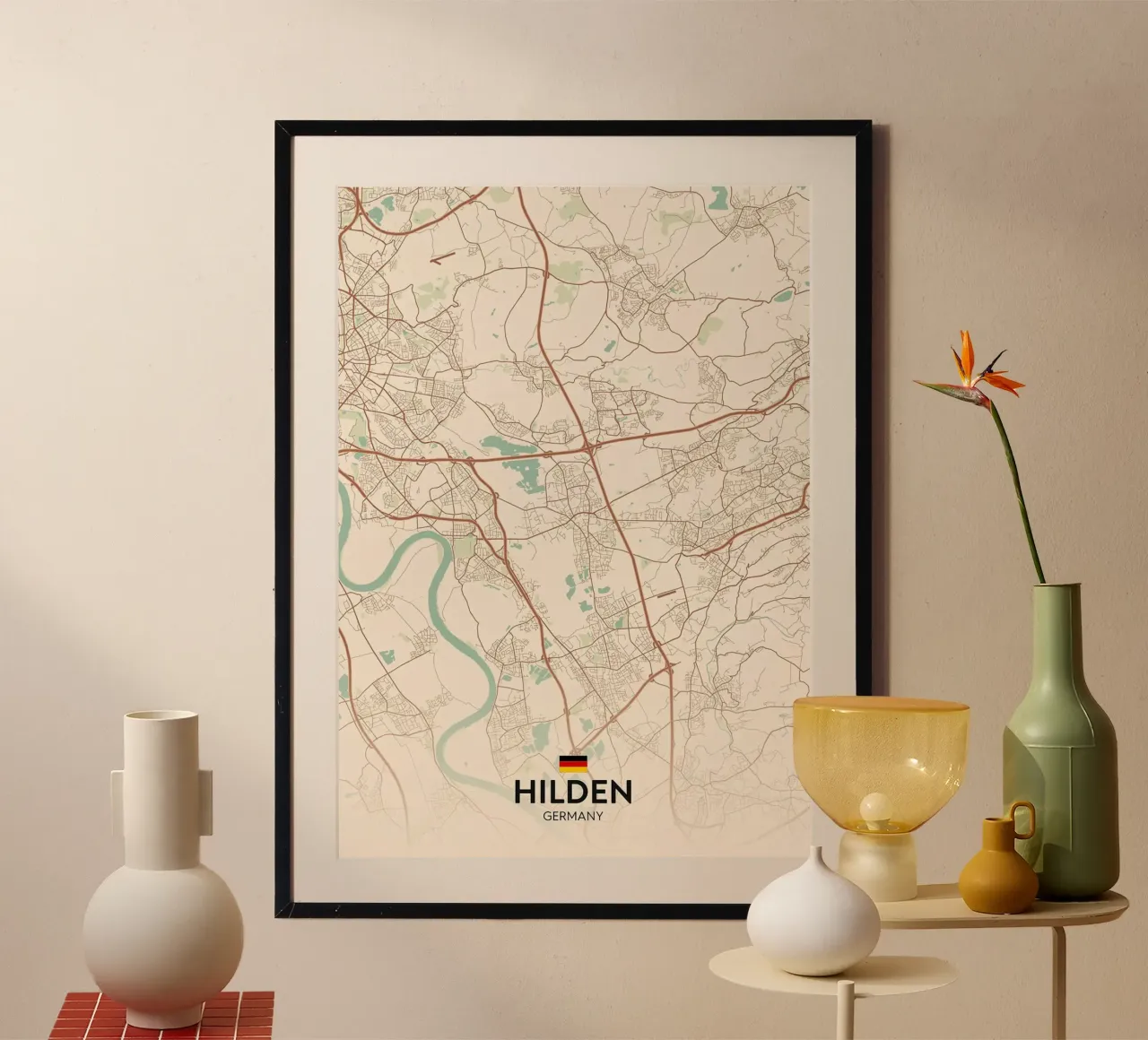 Hilden DE poster da Rick Thompson