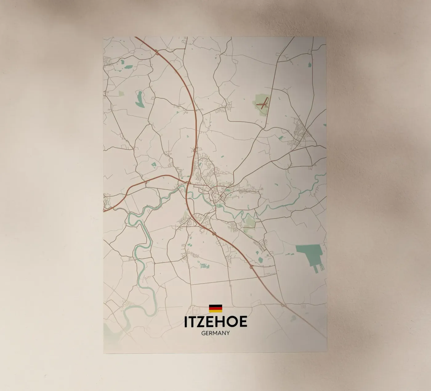 Itzehoe DE pellicola backlit da Rick Thompson