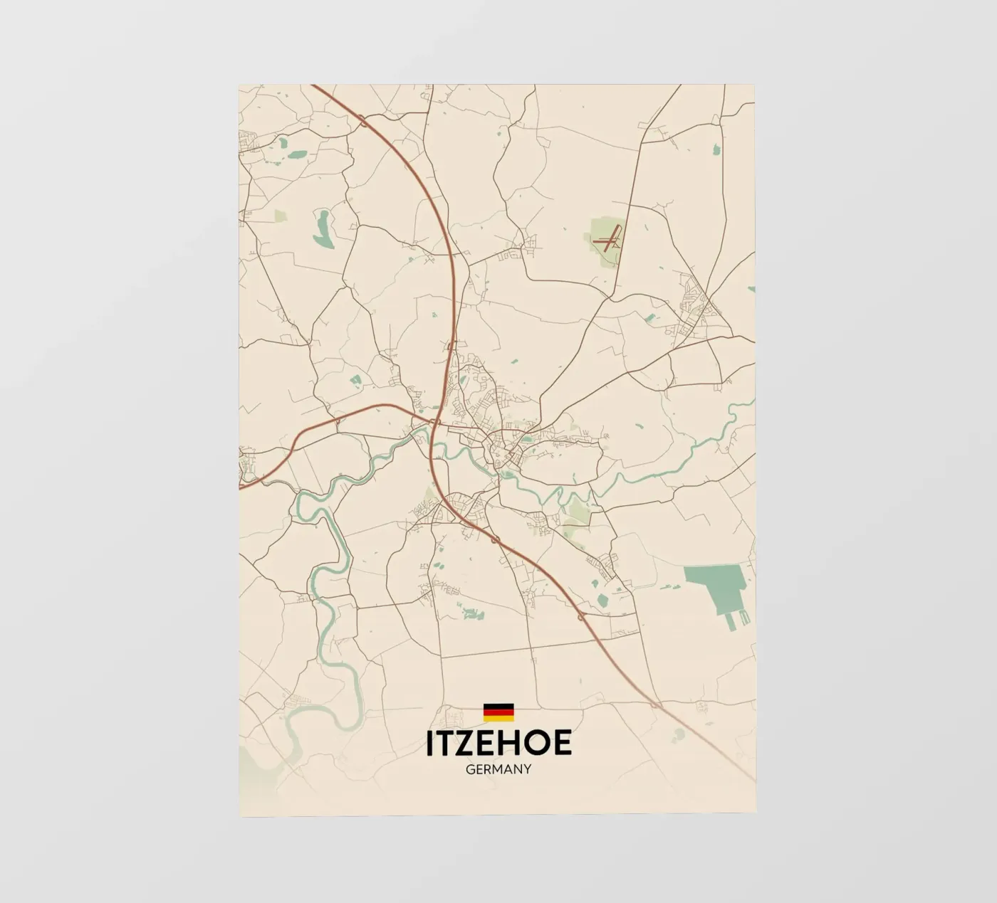 Itzehoe DE pellicola backlit da Rick Thompson