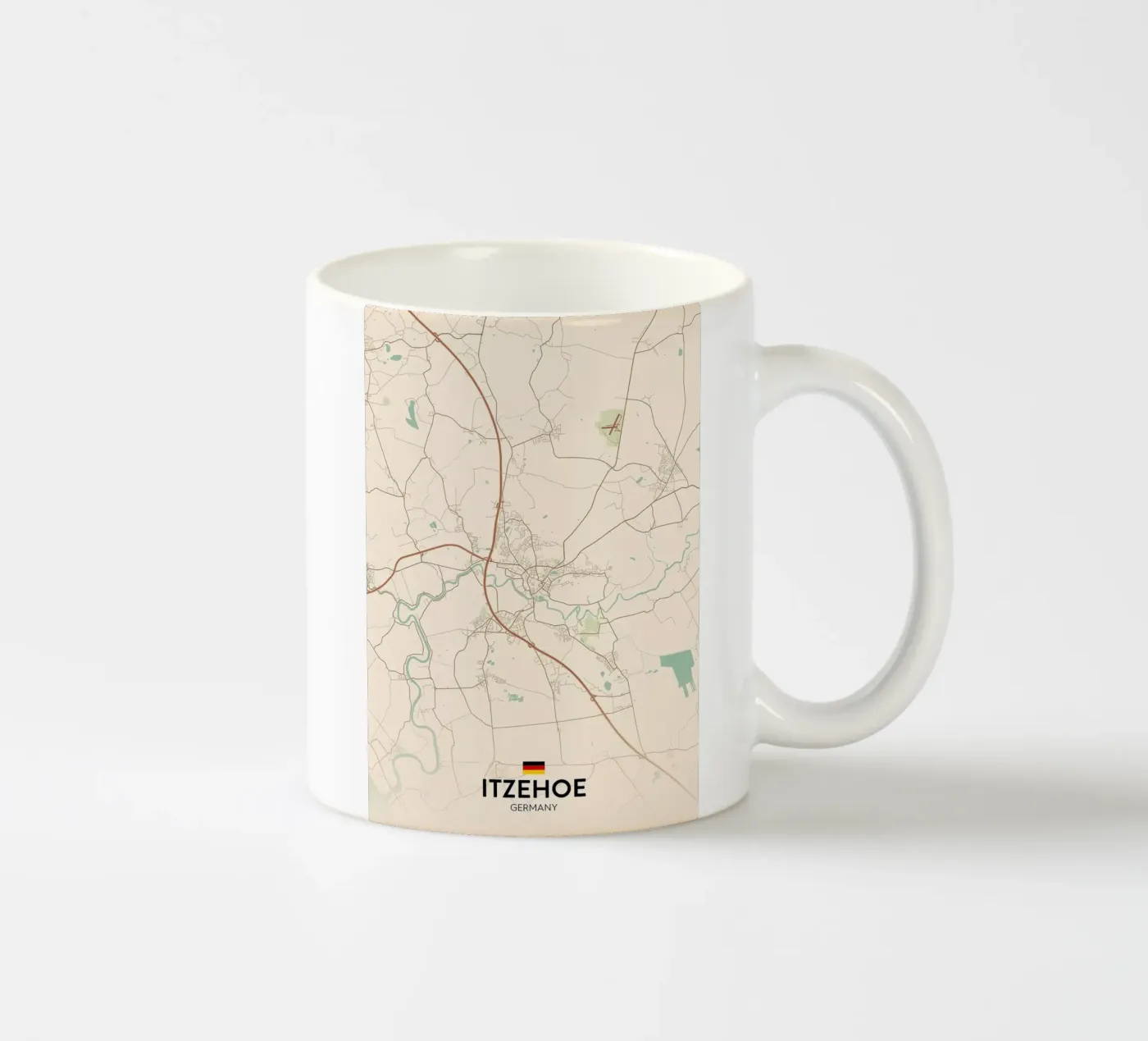 Itzehoe DE ceramic mug by Rick Thompson