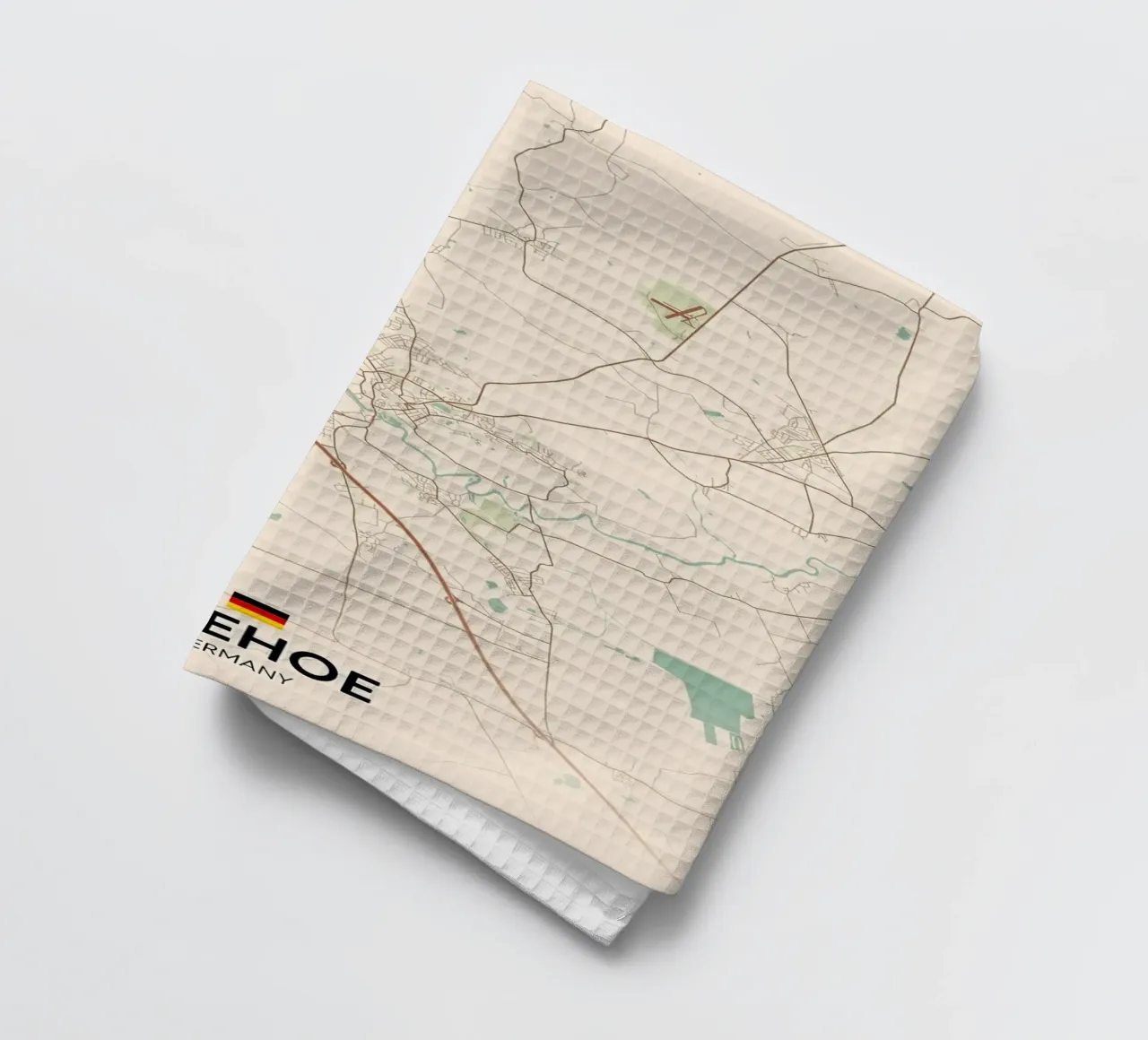 Itzehoe DE tea towel by Rick Thompson
