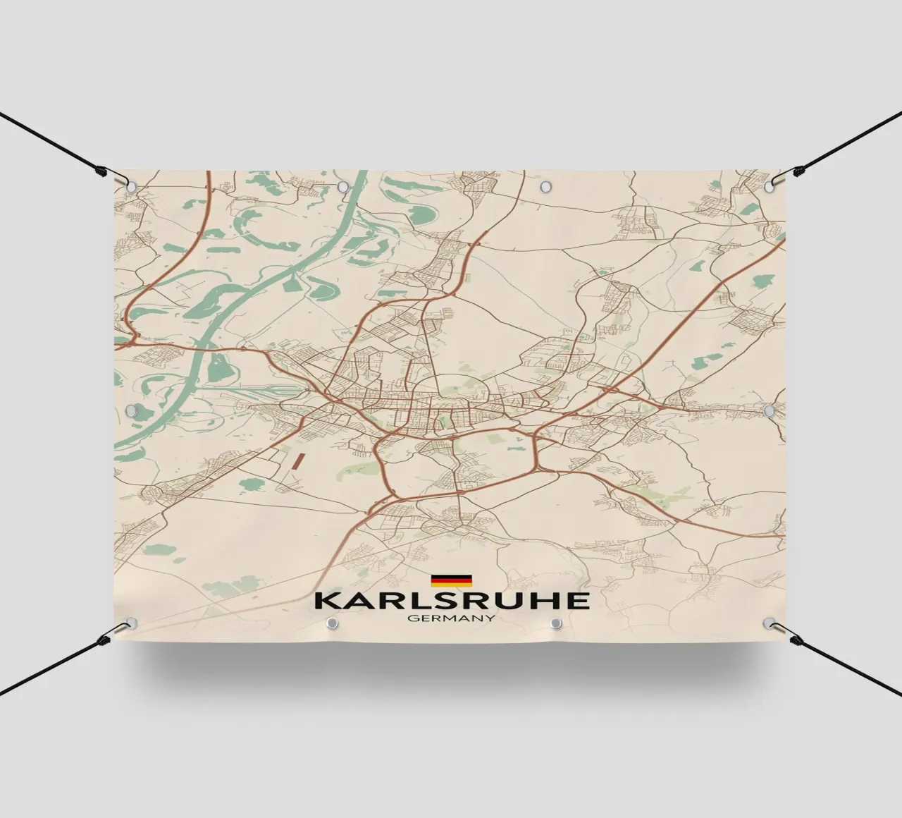 Karlsruhe DE telo in pvc da Rick Thompson