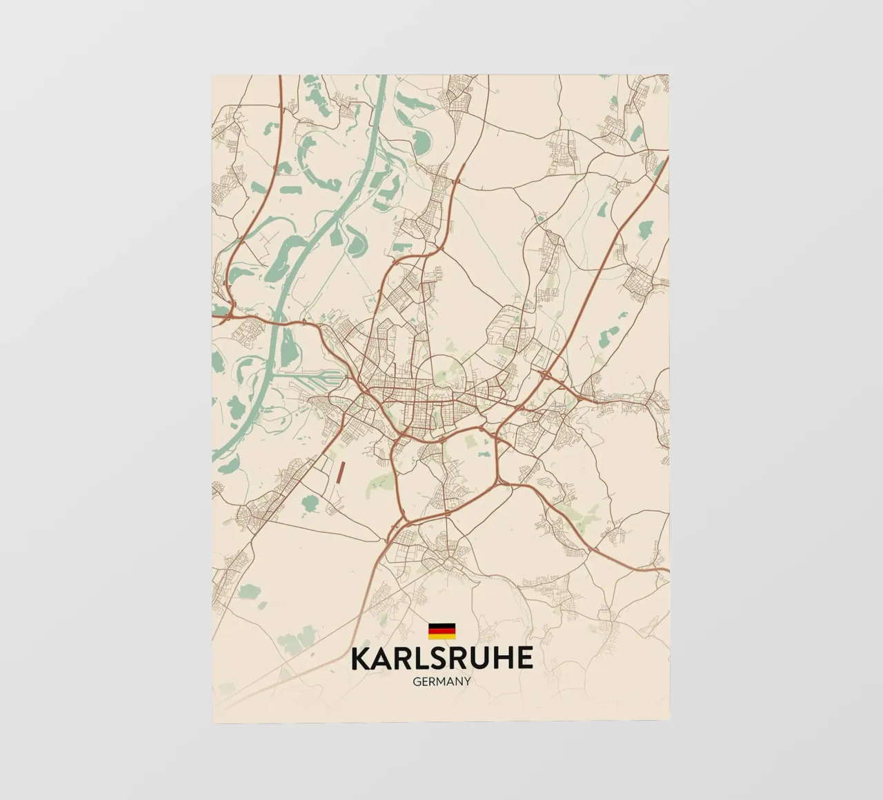 Karlsruhe DE telo in pvc da Rick Thompson