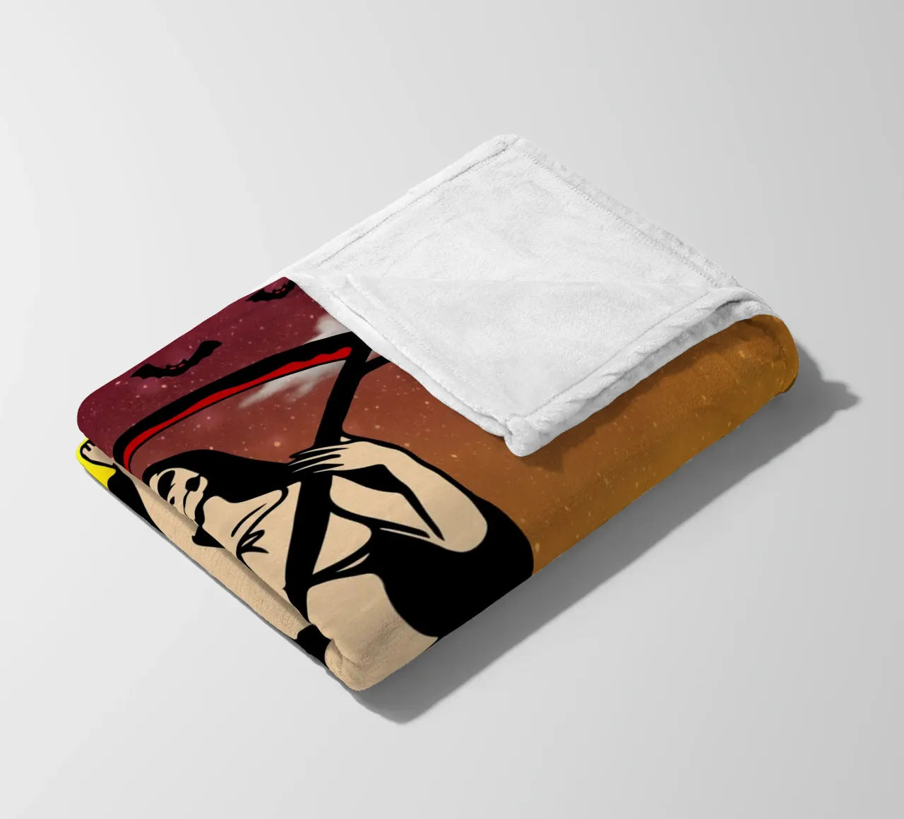 devil girl halloween fleece blanket by onechoice