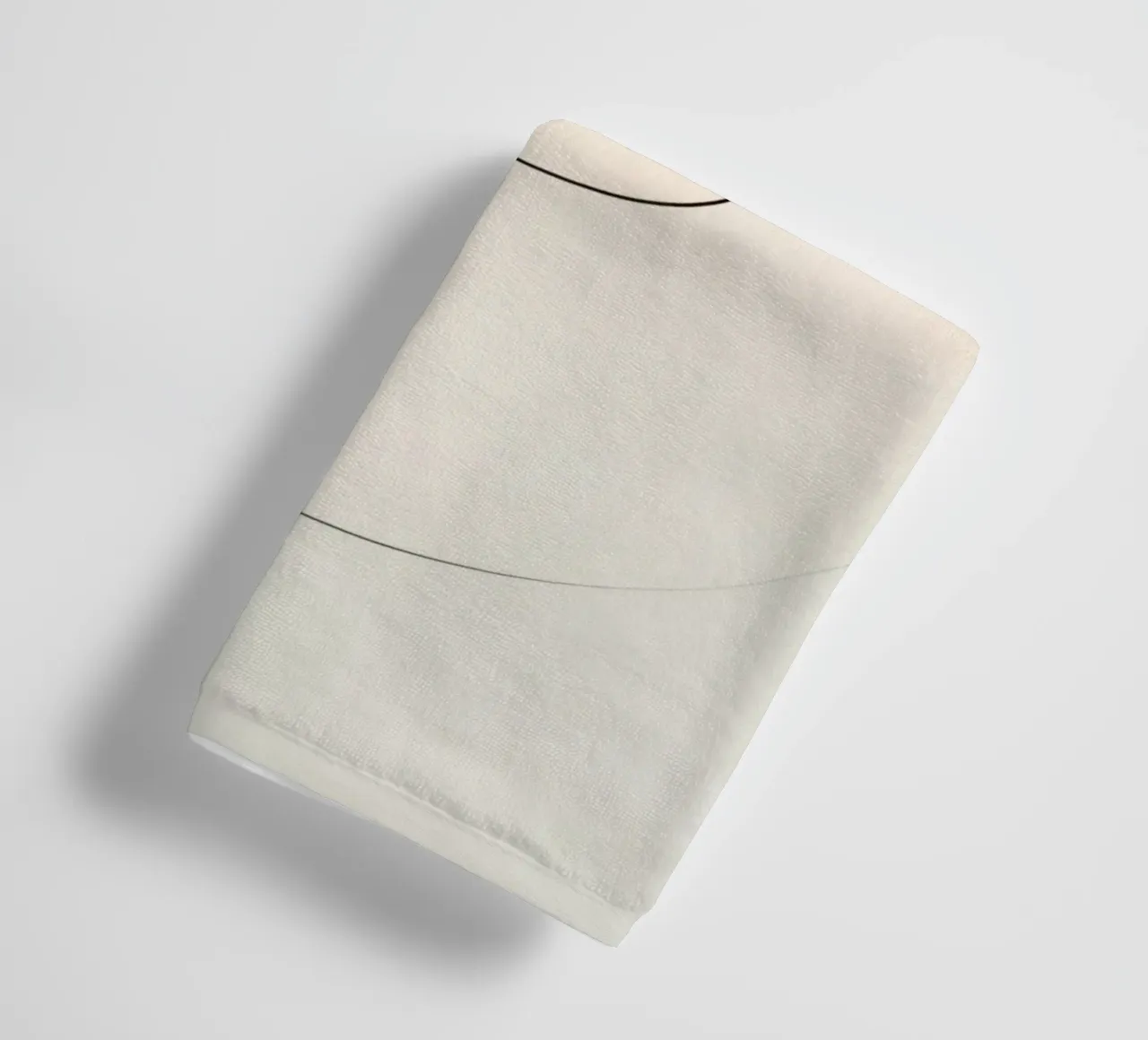 Elegant minimal bird in flight artwork depicting freedom towel by DesignDoodle