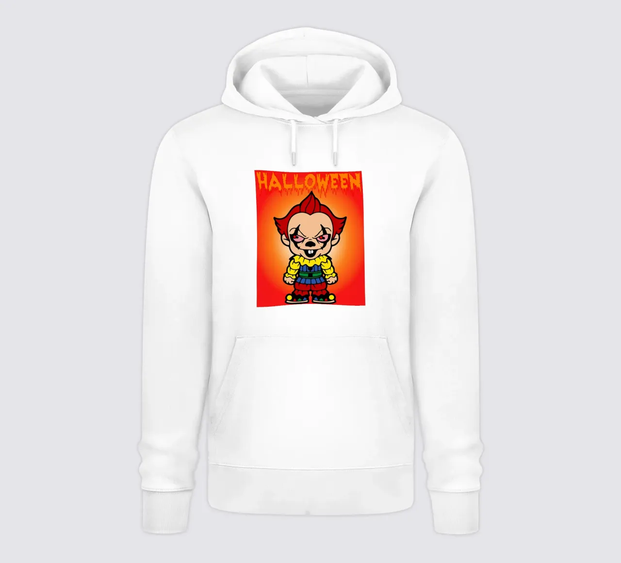 clown fantasma Halloween felpa con cappuccio da onechoice