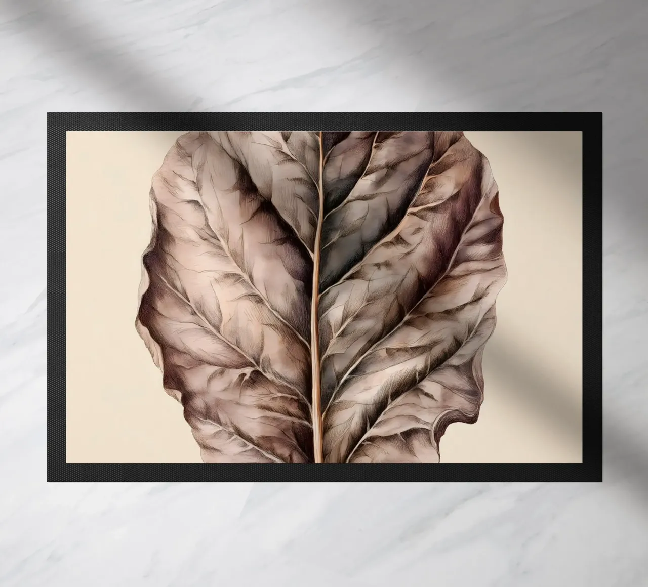 Tabakblatt doormat by Studio Verde