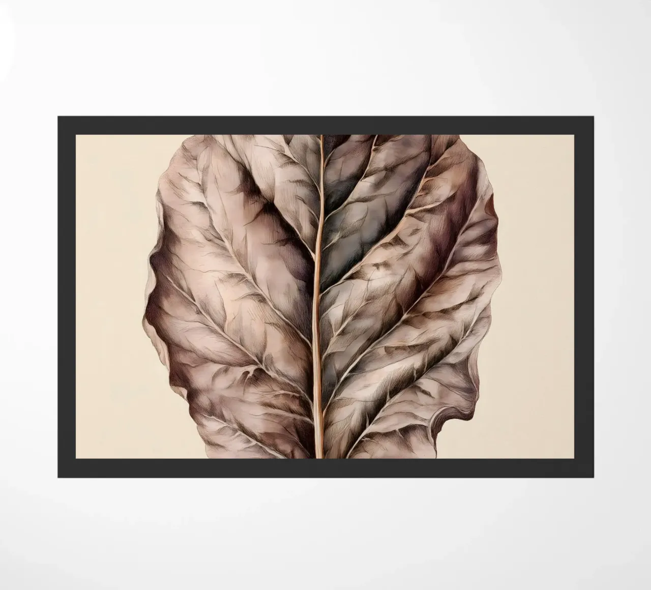 Tabakblatt doormat by Studio Verde