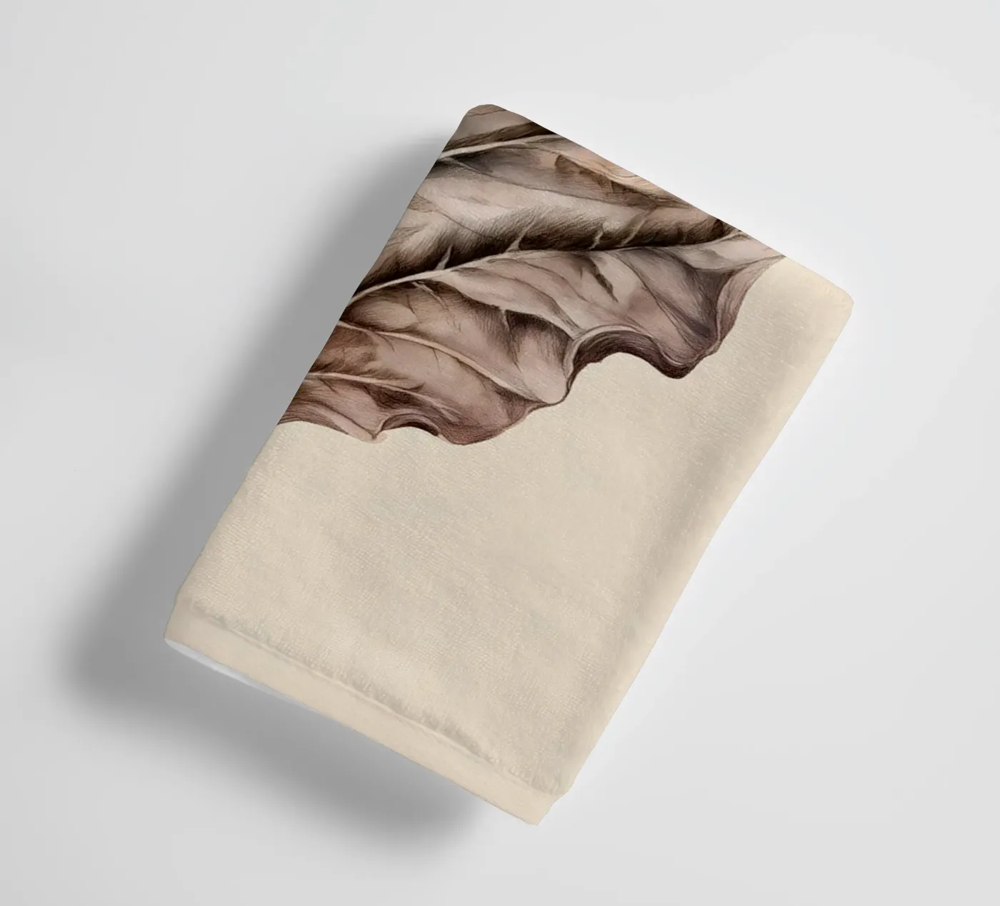 Tabakblatt towel by Studio Verde
