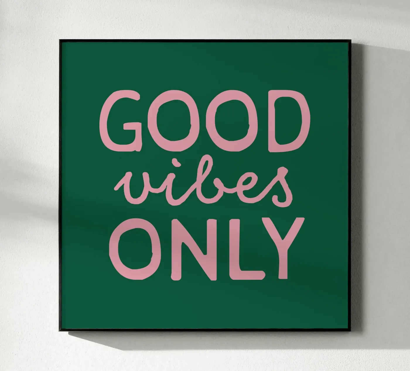 GOOD vibes ONLY acryl van STUDIO 4H37