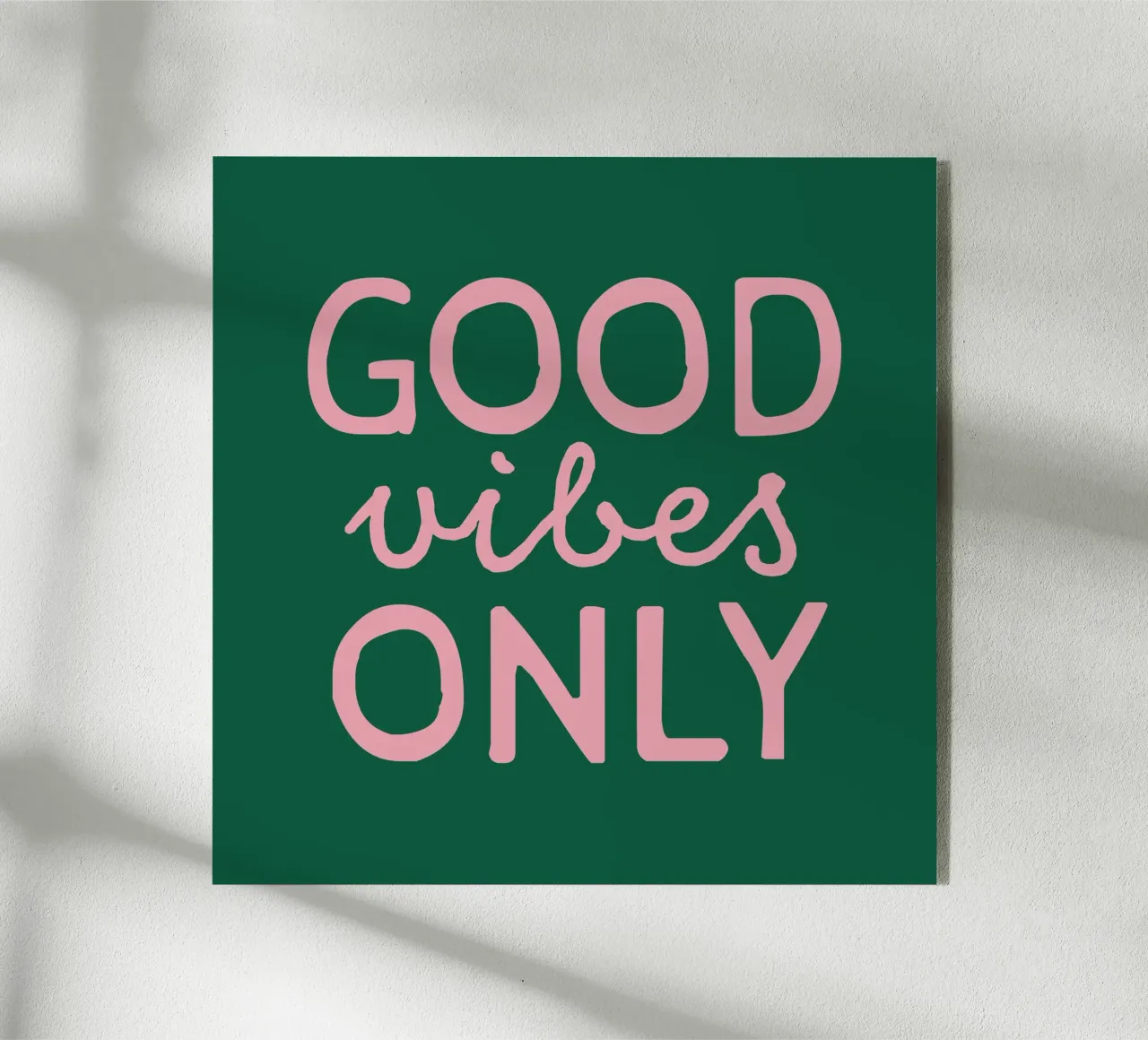 GOOD vibes ONLY metacrilato de STUDIO 4H37