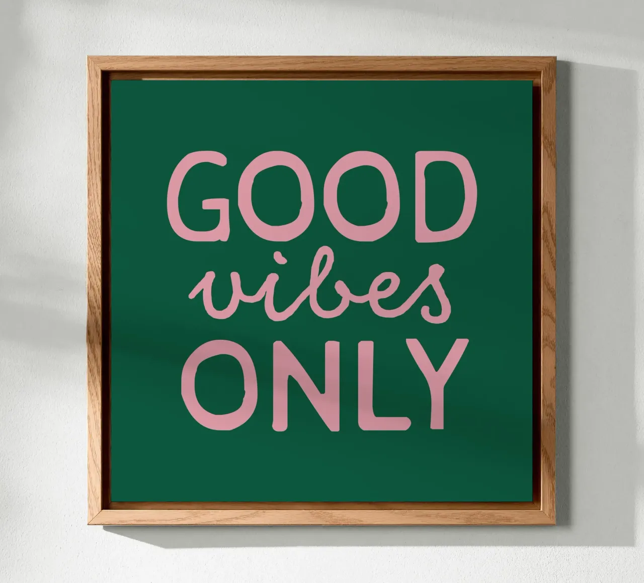GOOD vibes ONLY alluminio dibond da STUDIO 4H37