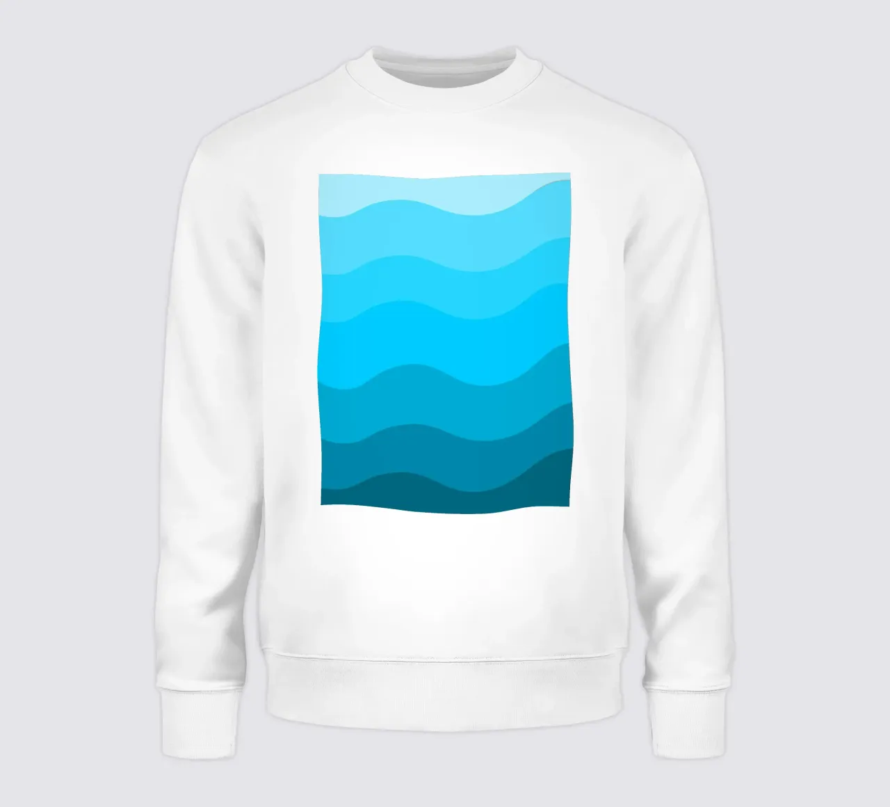 Blue gradient design felpa da baobabprintstore