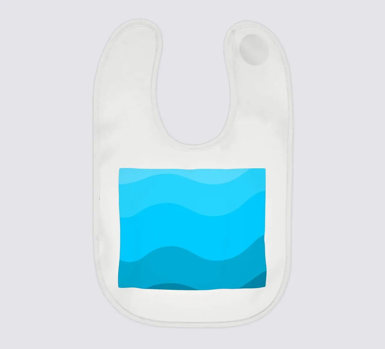 Blue gradient design bavaglino da baobabprintstore