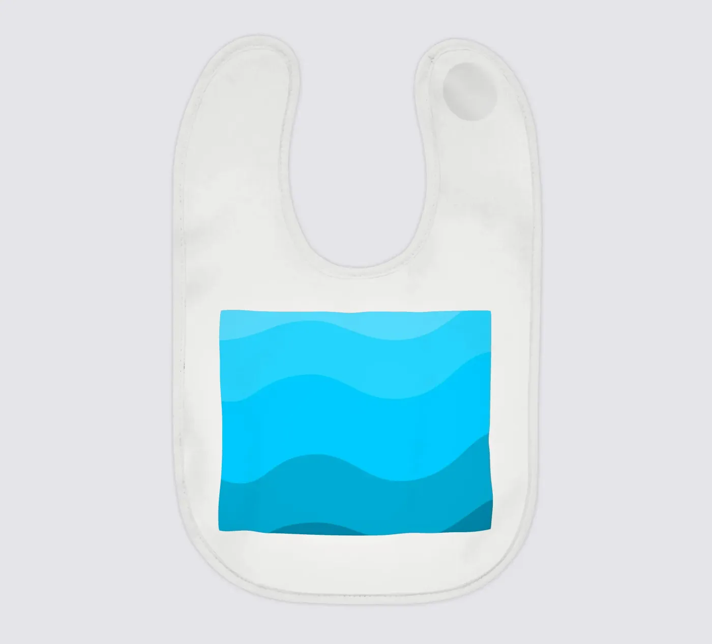 Blue gradient design bavaglino da baobabprintstore
