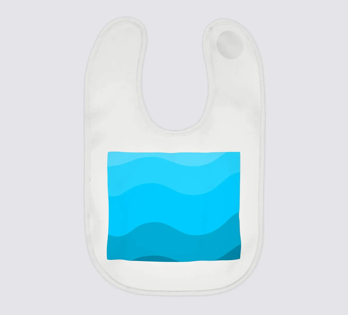 Blue gradient design Babylätzchen von baobabprintstore