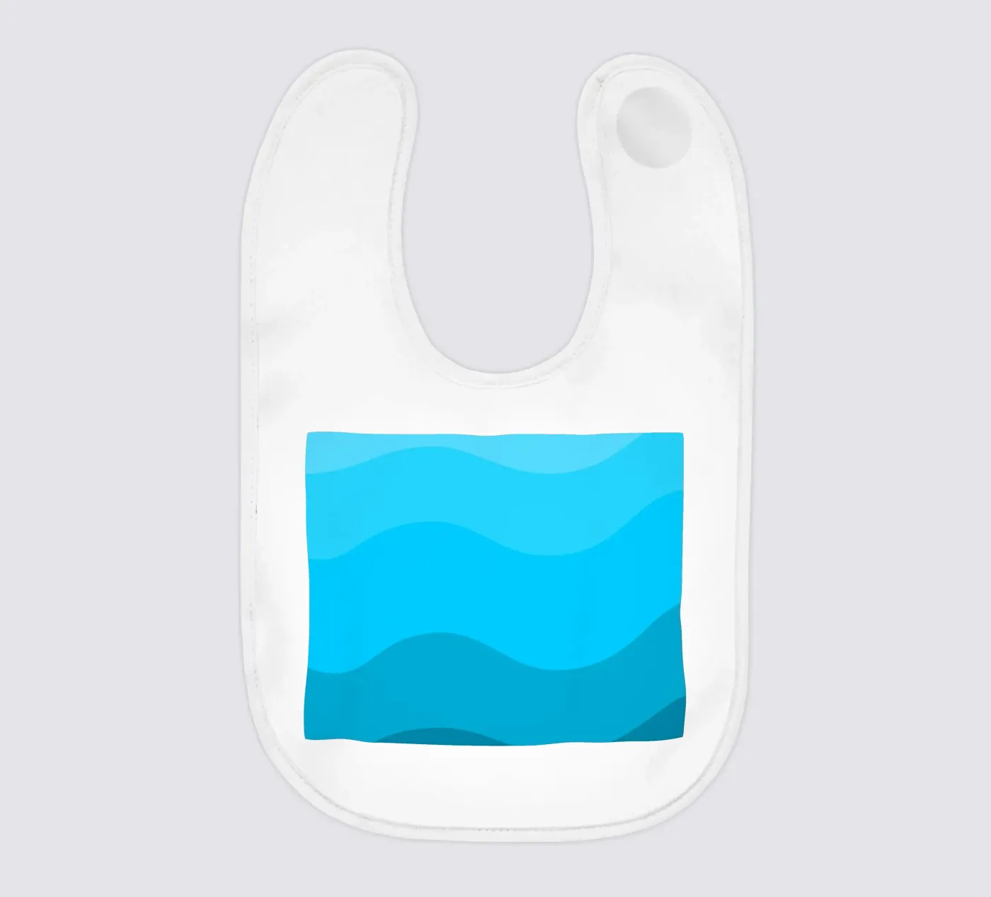 Blue gradient design bavaglino da baobabprintstore