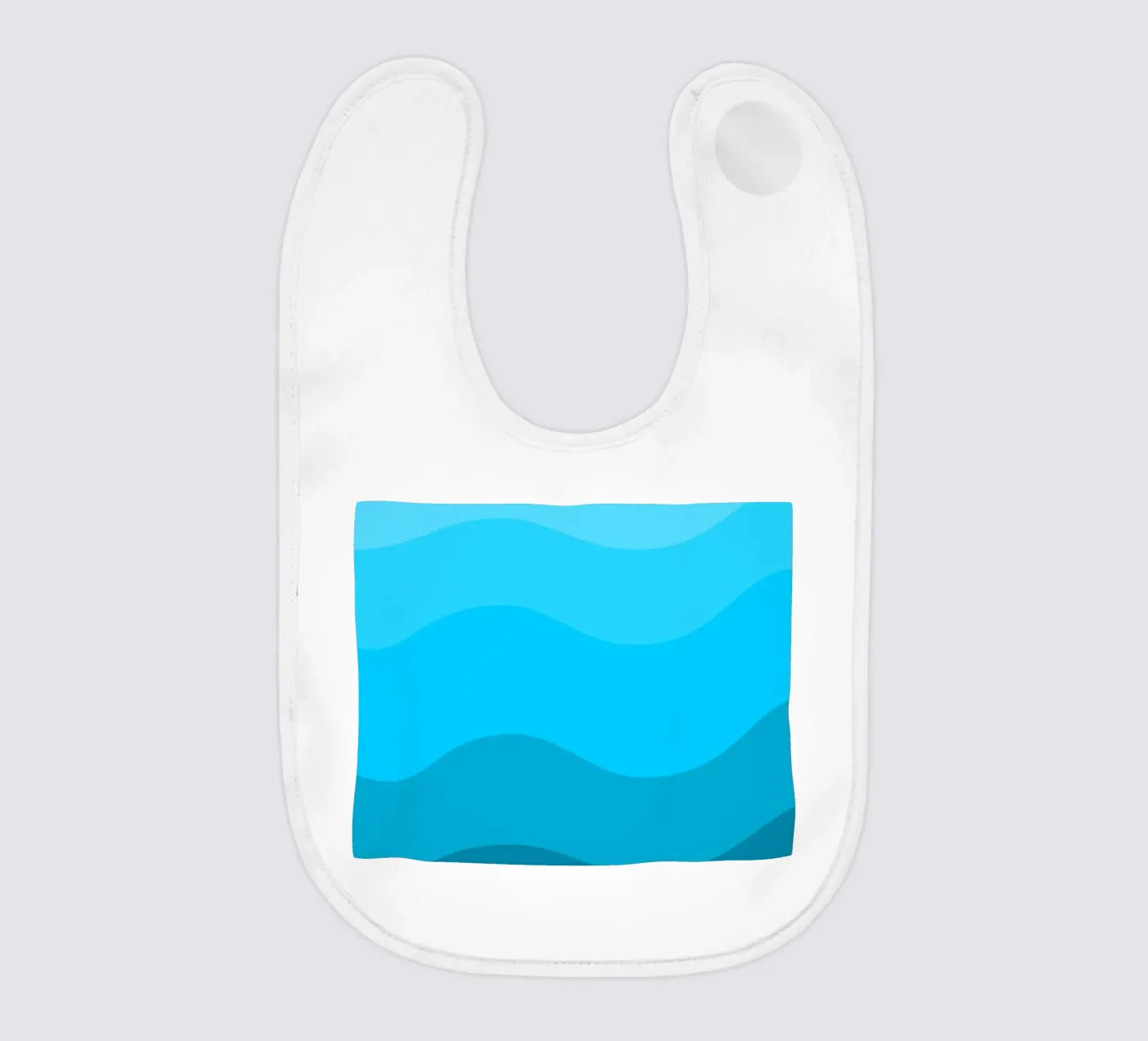 Blue gradient design Babylätzchen von baobabprintstore