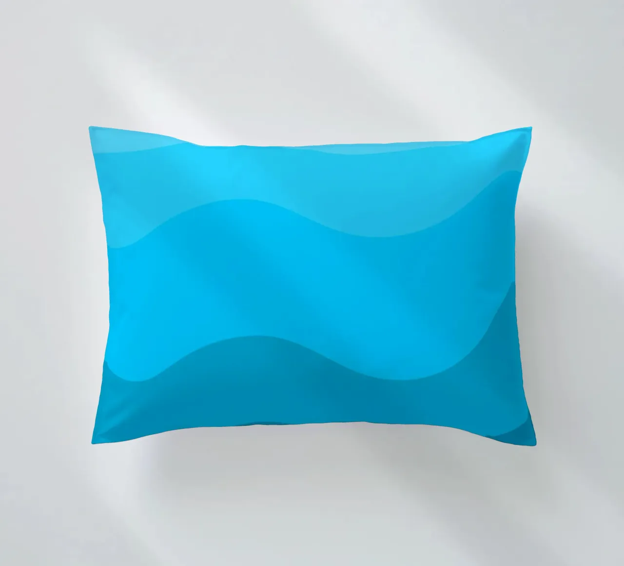 Blue gradient design cuscino da baobabprintstore