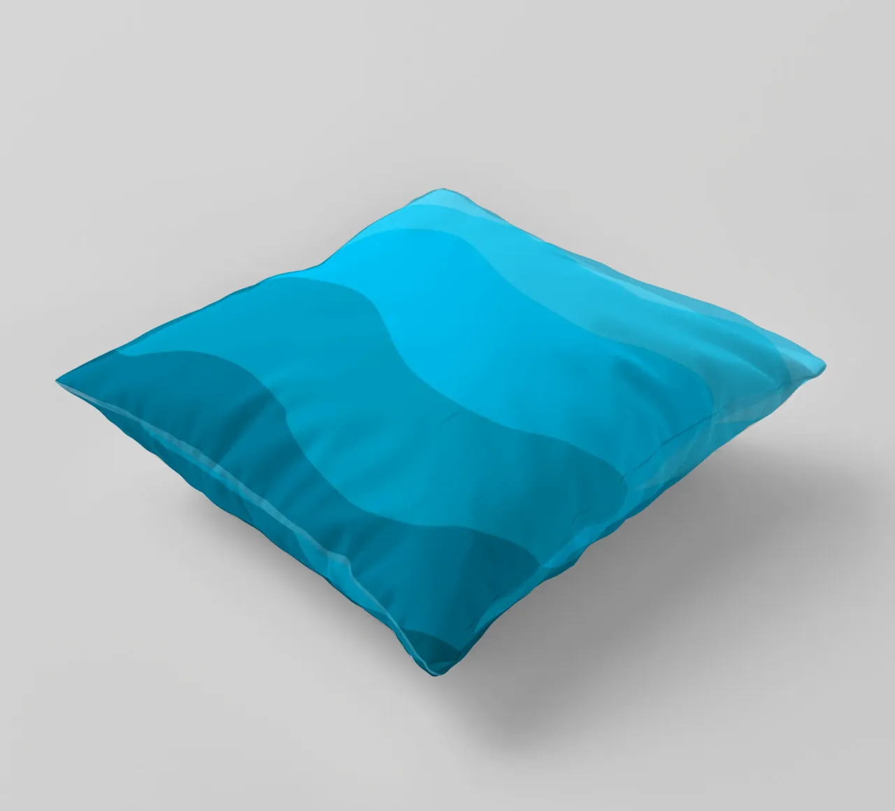 Blue gradient design cuscino da baobabprintstore