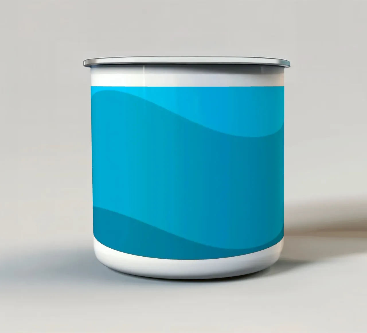 Blue gradient design tazza in smalto da baobabprintstore