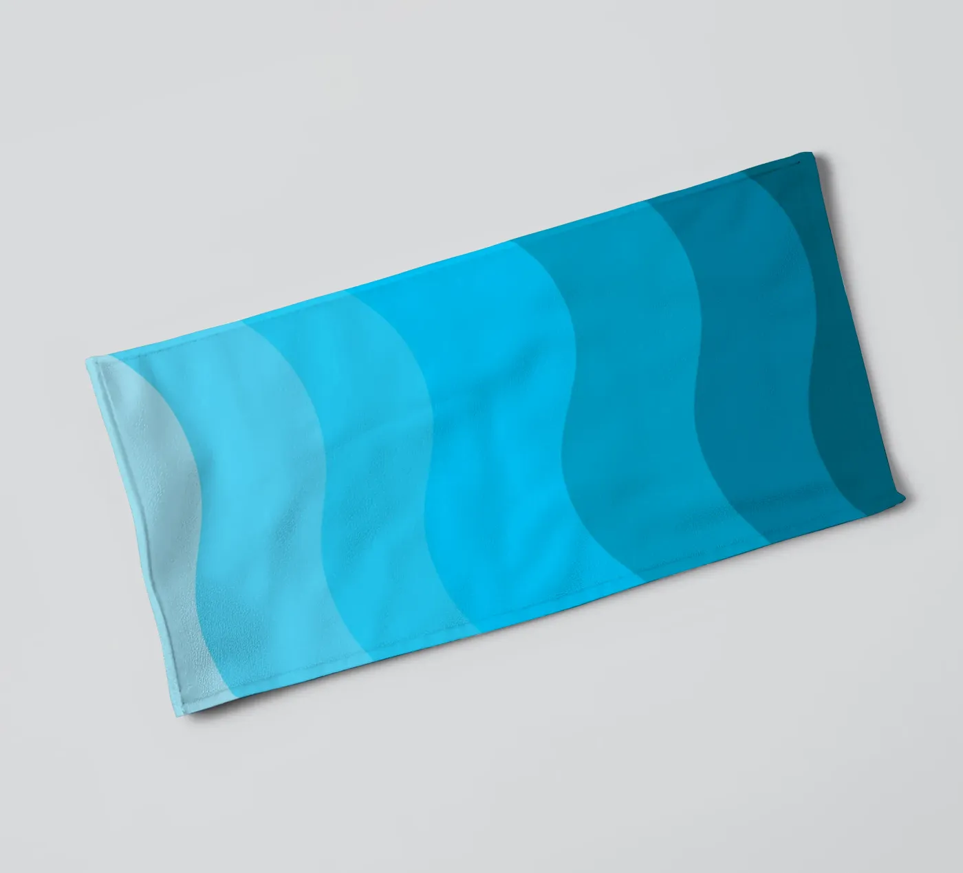 Blue gradient design towel by baobabprintstore