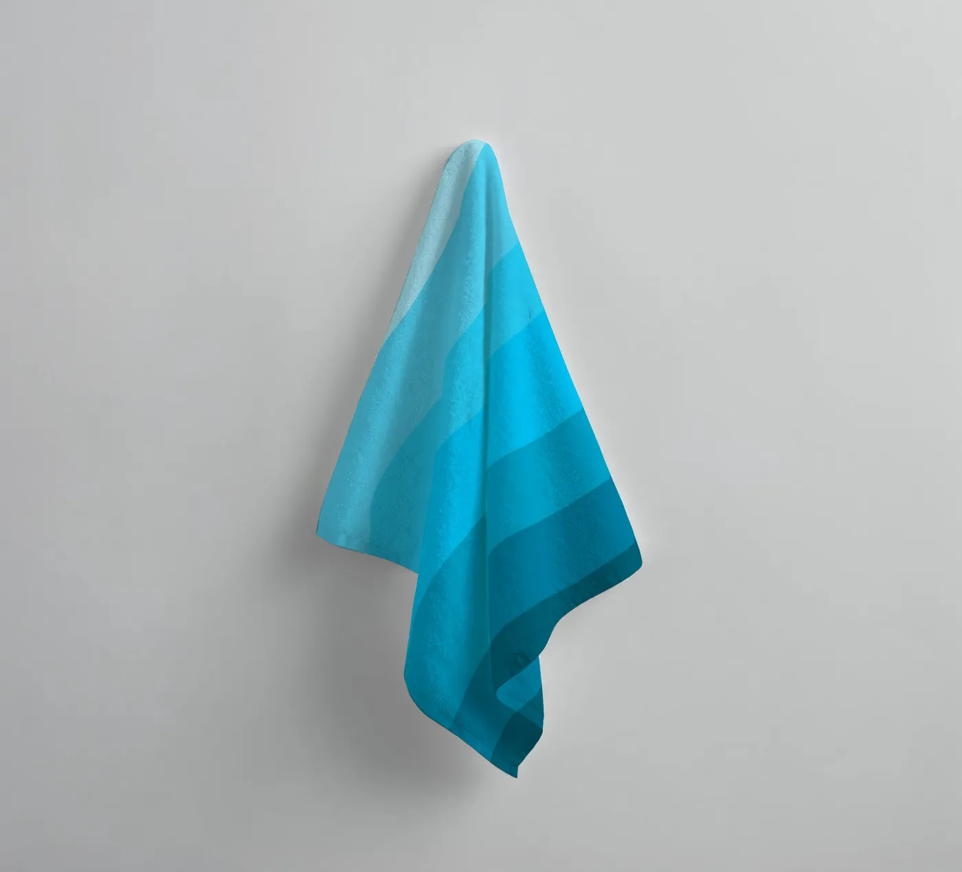 Blue gradient design towel by baobabprintstore