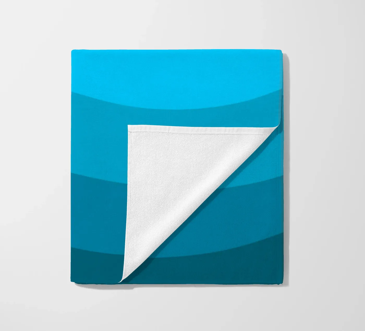 Blue gradient design telo mare da baobabprintstore