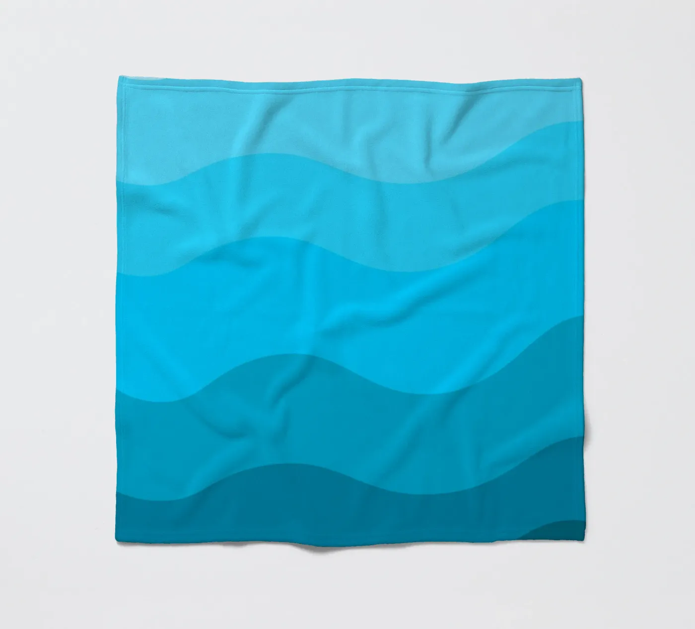 Blue gradient design Fleecedecke von baobabprintstore