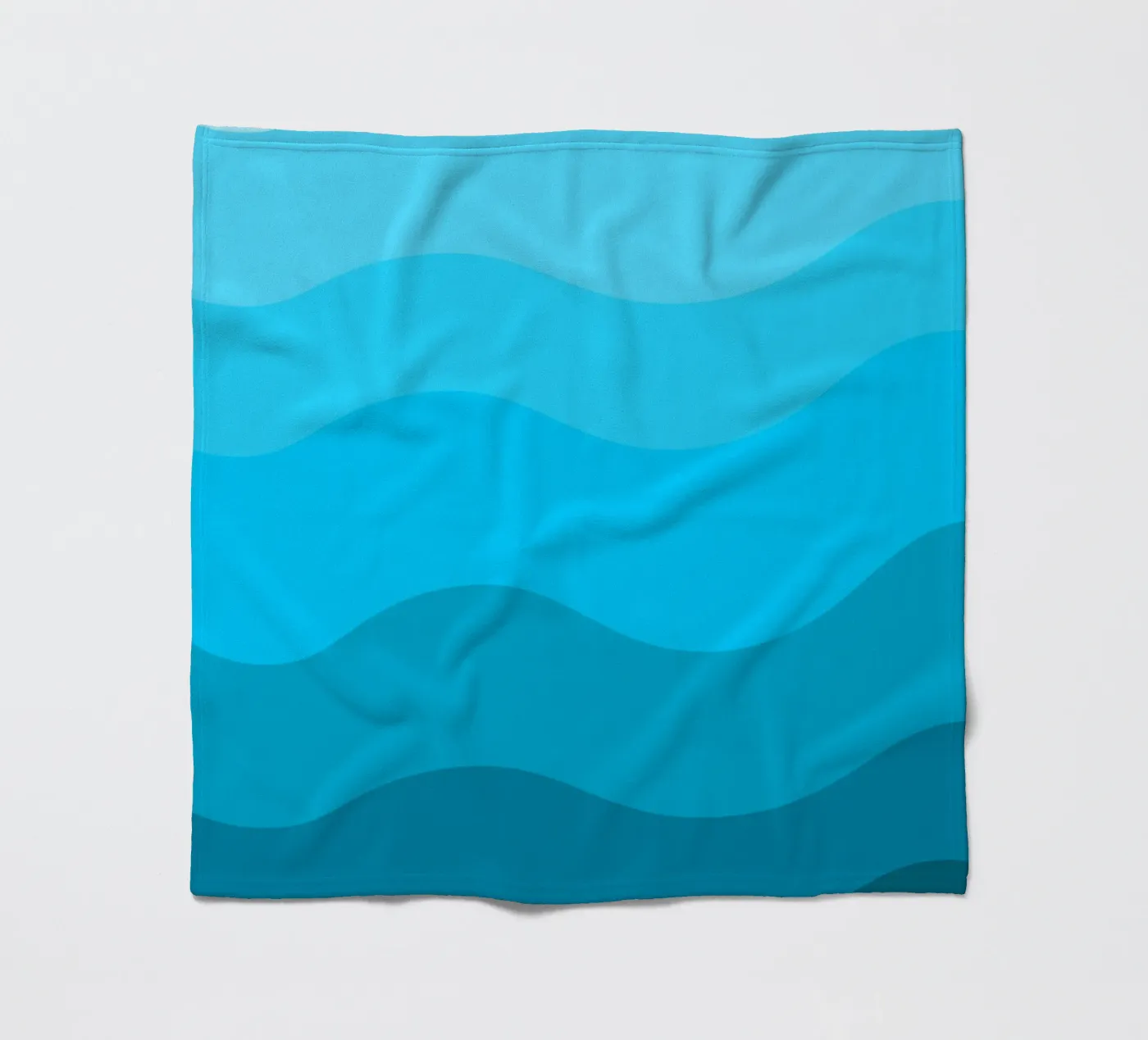 Blue gradient design Fleecedecke von baobabprintstore