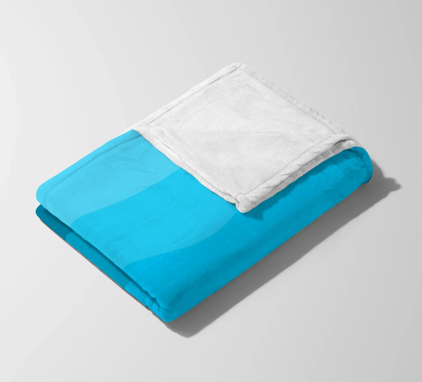 Blue gradient design Fleecedecke von baobabprintstore