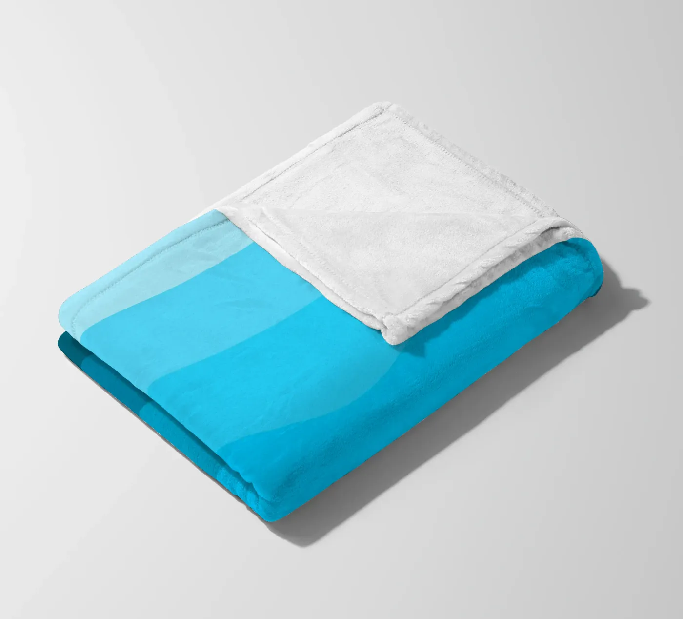 Blue gradient design Fleecedecke von baobabprintstore