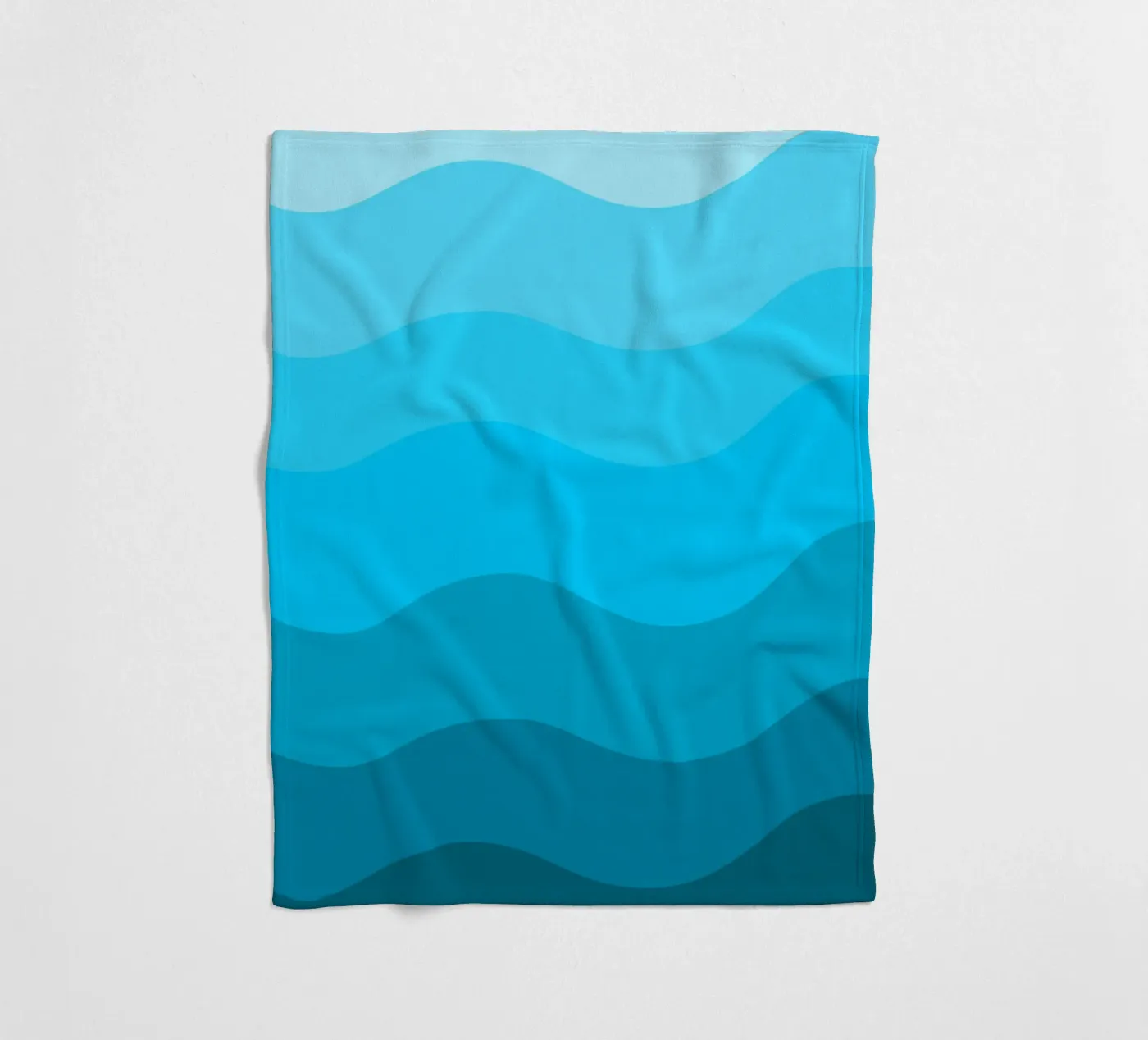 Blue gradient design Fleecedecke von baobabprintstore