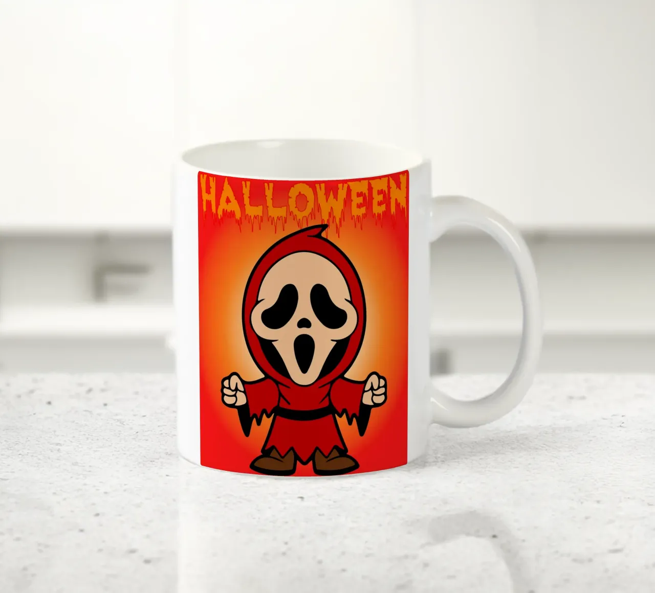 geister skelett halloween Keramik Tasse von onechoice