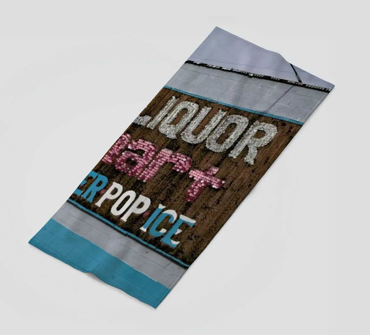 Liquor Store Hawthorne beach towel by Marc Gruninger