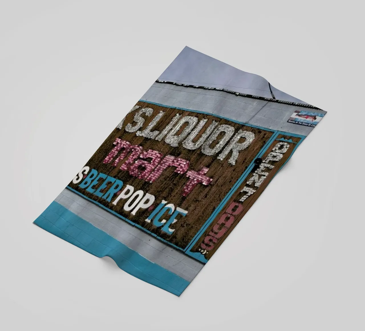 Liquor Store Hawthorne beach towel by Marc Gruninger