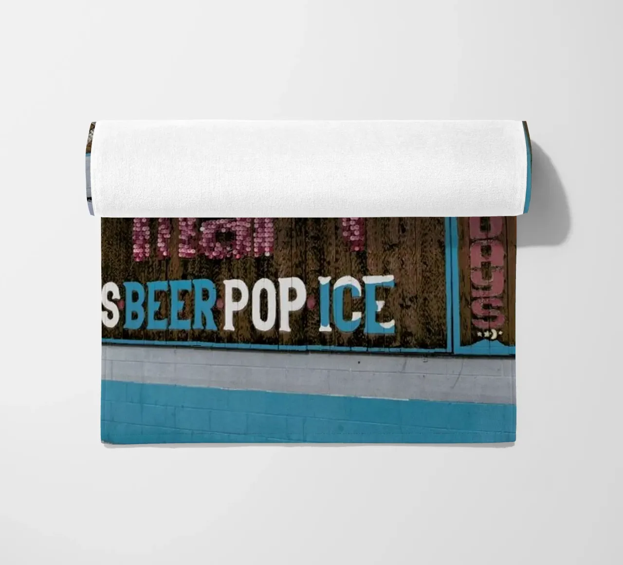 Liquor Store Hawthorne beach towel by Marc Gruninger