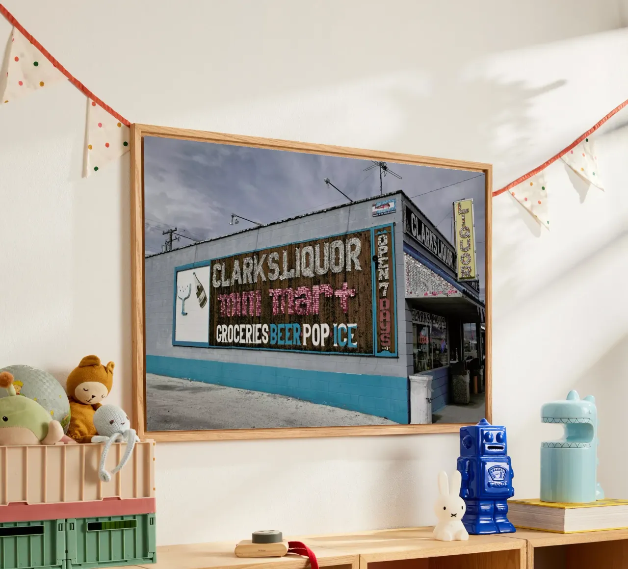 Liquor Store Hawthorne acrylic glass by Marc Gruninger