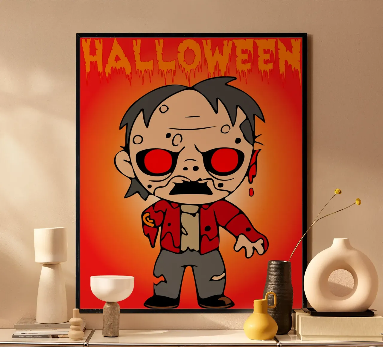 fantasma di Halloween poster da onechoice