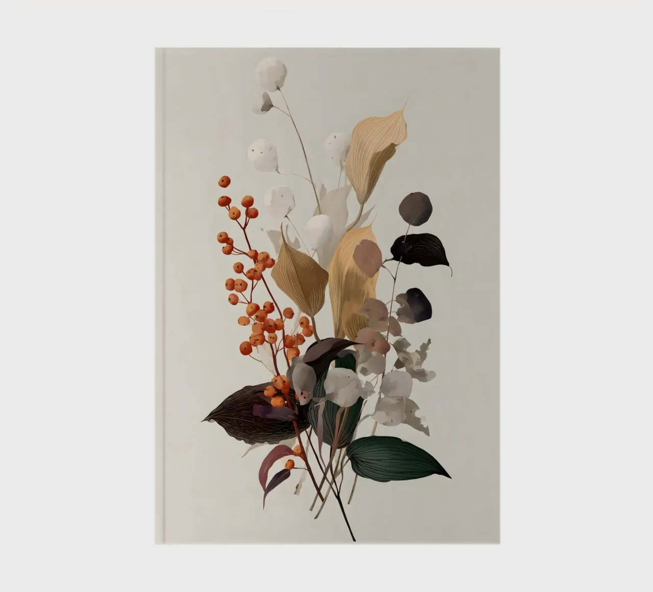 Botanical art notebook by Studio Verde