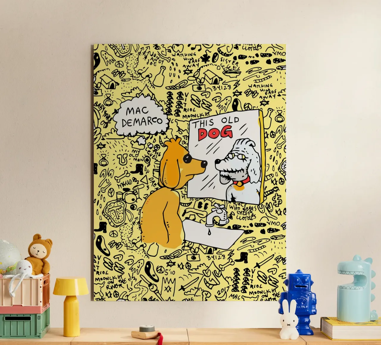 Mac Demarco This Old Dog alluminio dibond da esoygeboys