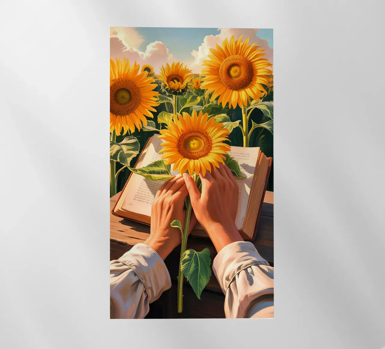 sunflowers pellicola backlit da Jeff Studio