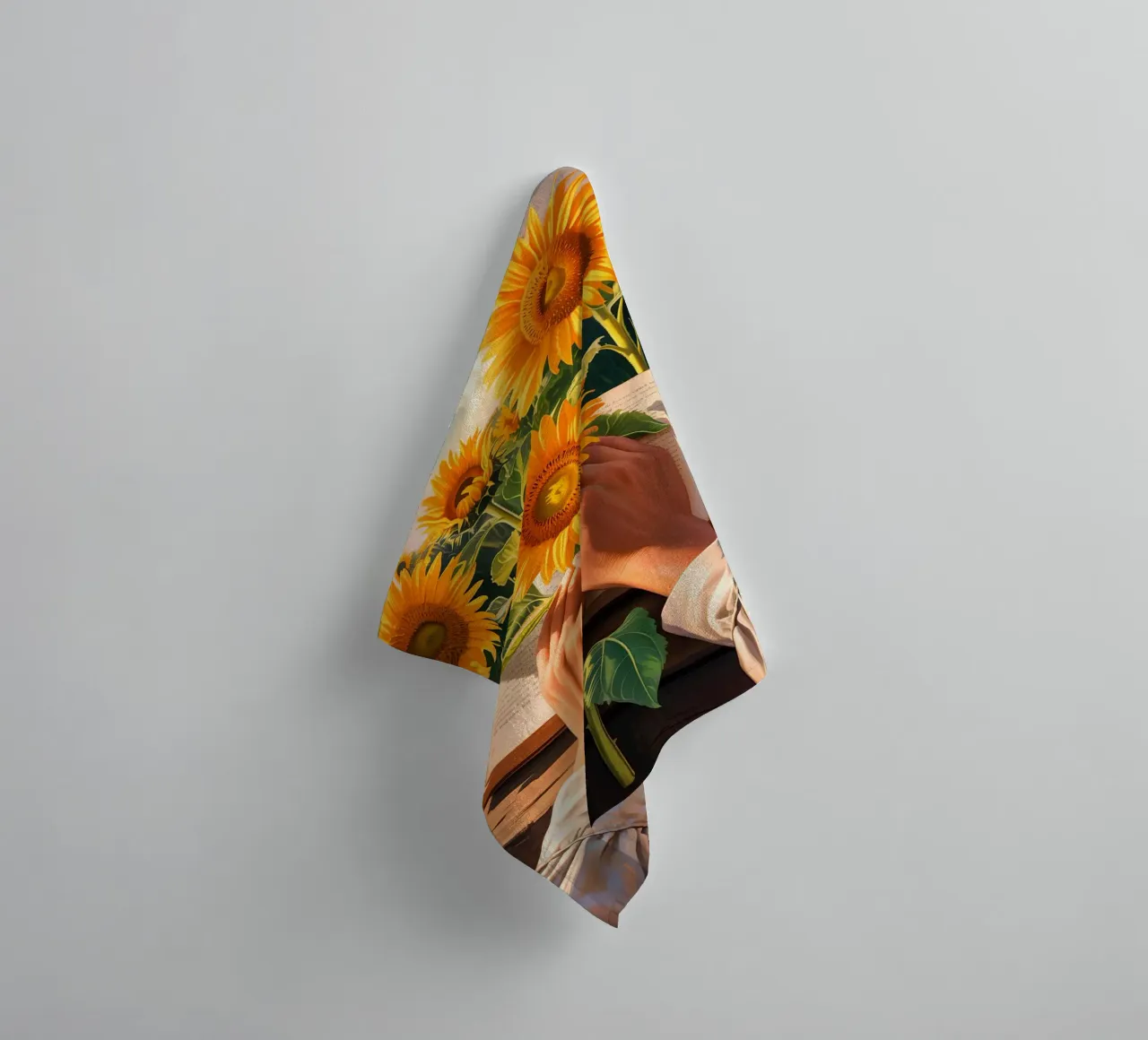 sunflowers towel by Jeff Studio